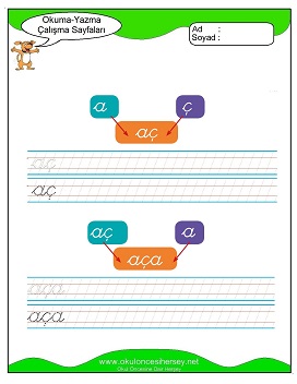 öbüşzç Grubu Çalışma Sayfaları